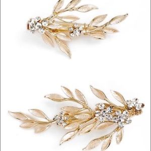 BRIDES & HAIRPINS CALVINA 2 PIECE BRIDAL HAIR CLIP